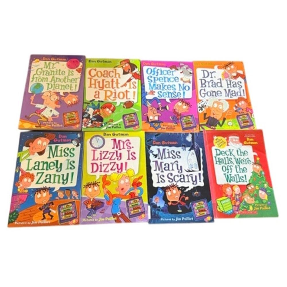 My Weird School Daze Book Bundle 8 PB Books Dan Gutman Humor Series